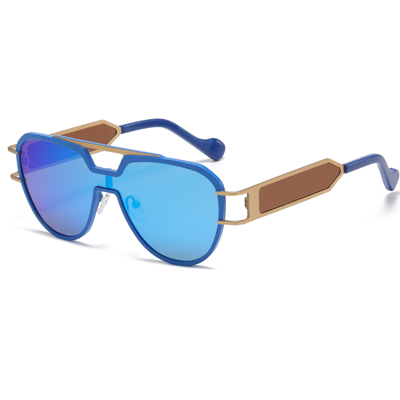 Oversizd Square Metal Sunglasses for Men and Women